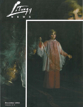Liturgy News December 2002 cover image